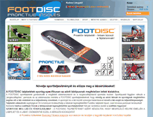 Tablet Screenshot of footdisc.hu